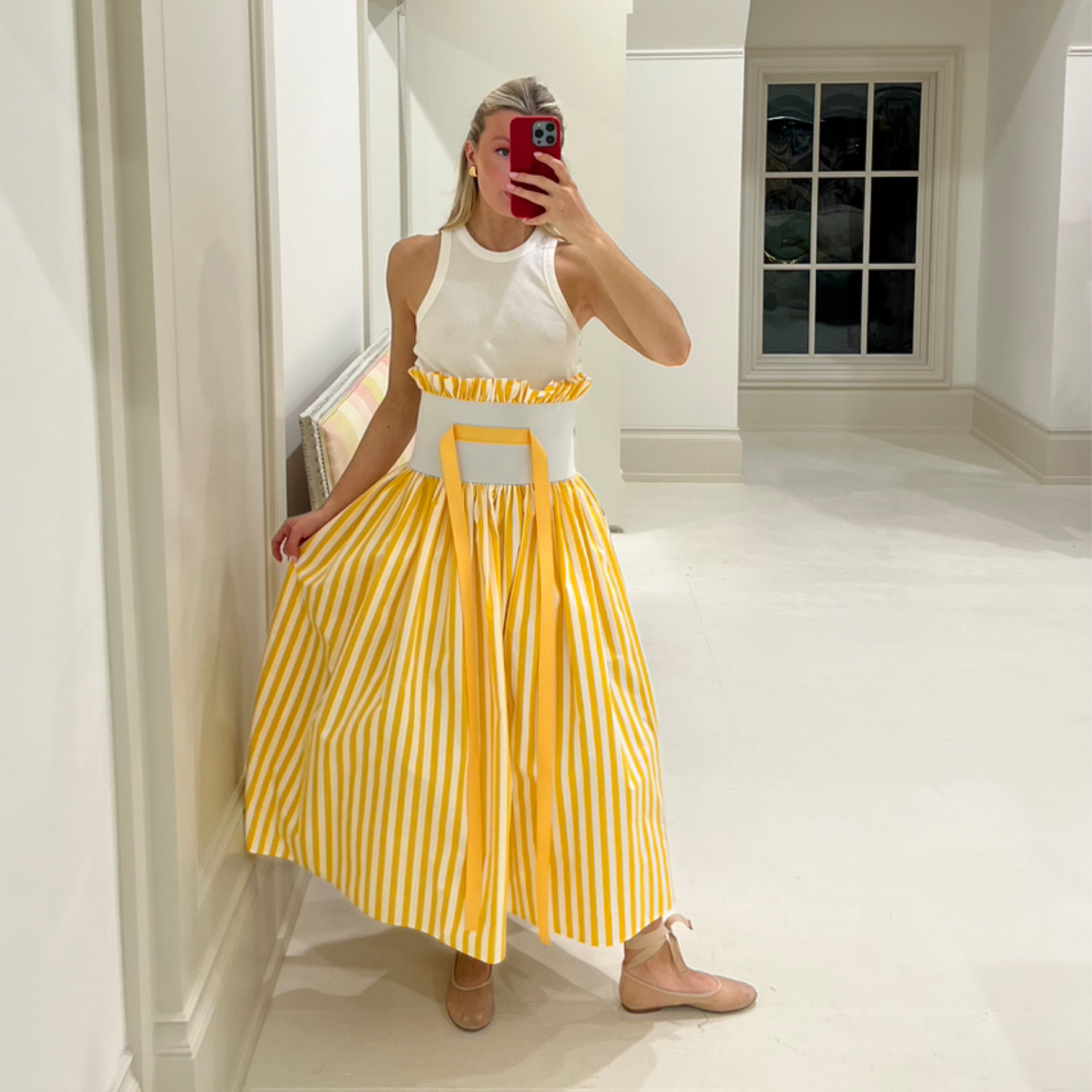 Yellow Natalie Skirt
